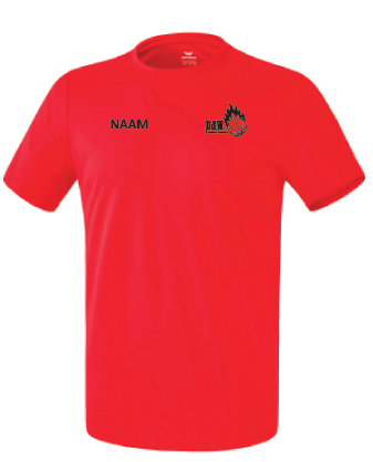 Katoen - Teamsport T shirt