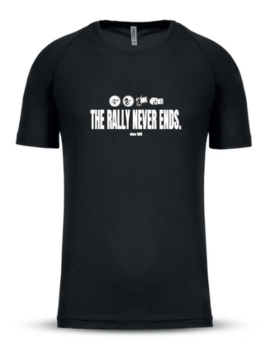 T-shirt - The Rally Never Ends - Mortsel