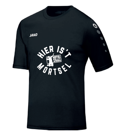 T-shirt 'Hier is't Mortsel' - Polyester